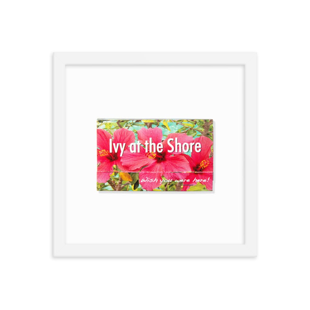Ivy at the Shore Framed Print - Liza Pruitt