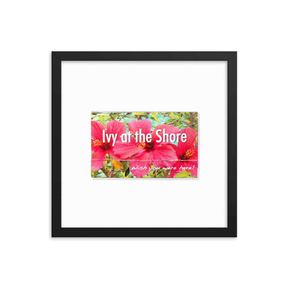 Ivy at the Shore Framed Print - Liza Pruitt