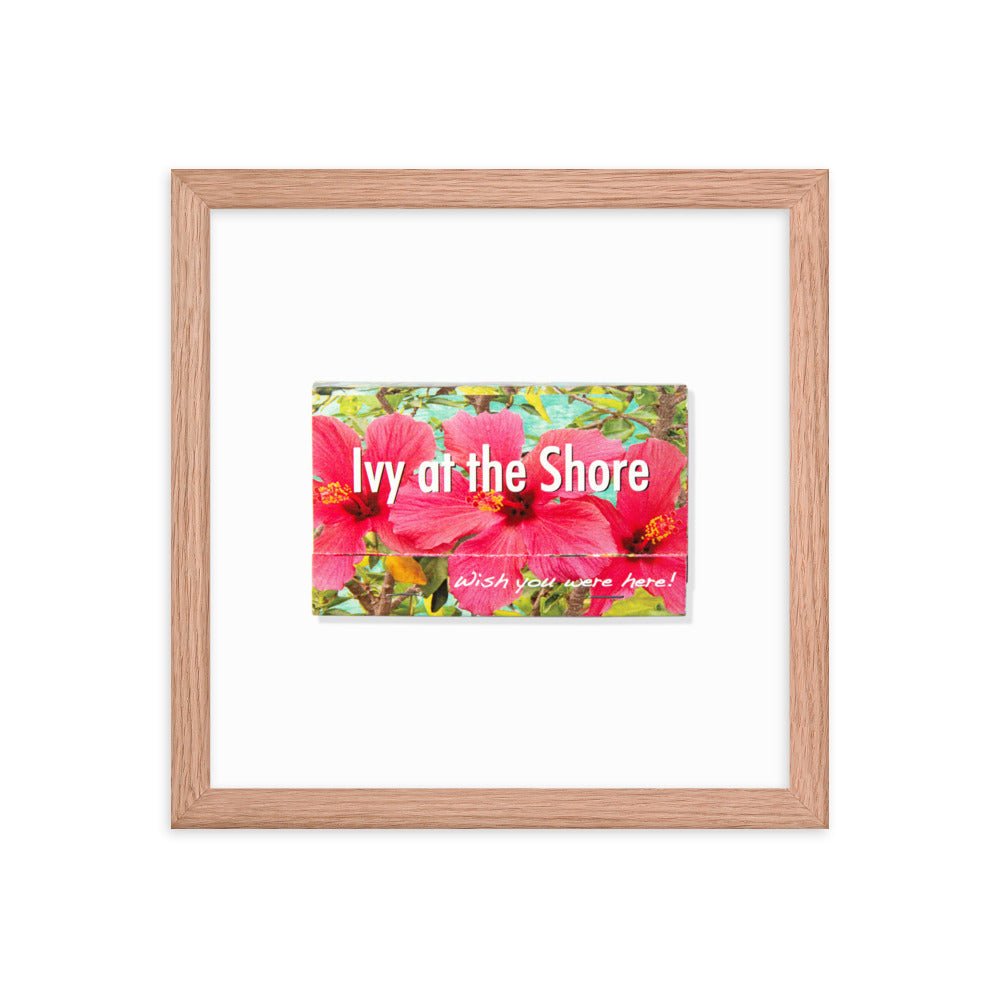 Ivy at the Shore Framed Print - Liza Pruitt