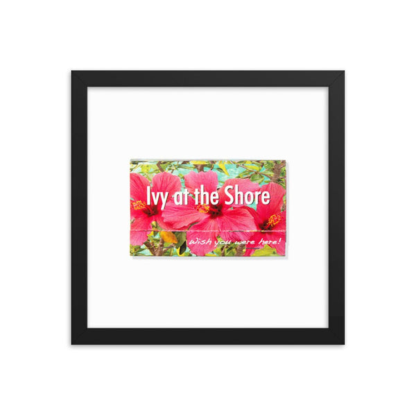 Ivy at the Shore Framed Print - Liza Pruitt