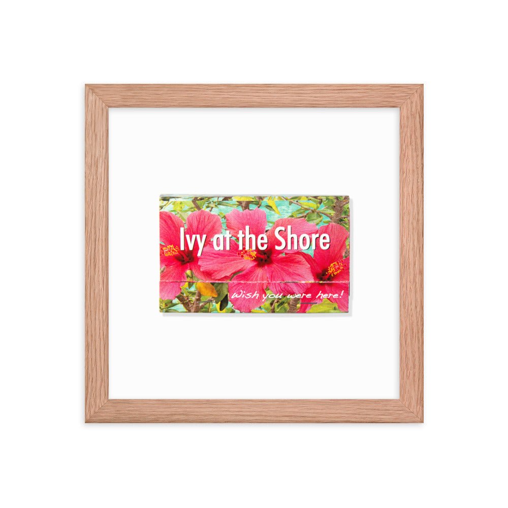 Ivy at the Shore Framed Print - Liza Pruitt