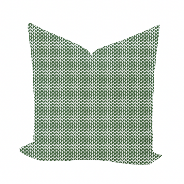 Jasper Pillow Cover in Emerald Reverse - Liza Pruitt
