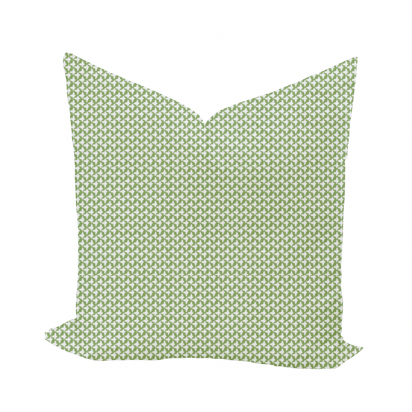 Jasper Pillow Cover in Moss Green Reverse - Liza Pruitt