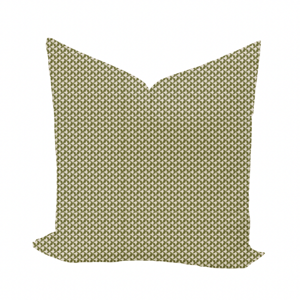 Jasper Pillow Cover in Olive Reverse - Liza Pruitt