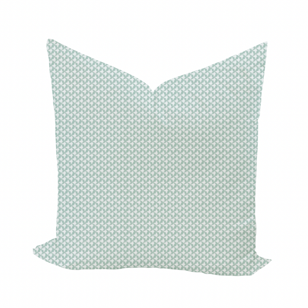 Jasper Pillow Cover in Seafoam Reverse - Liza Pruitt