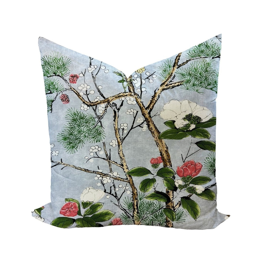 Katsura in Spa Blue by Thibaut Pillow Cover - Liza Pruitt