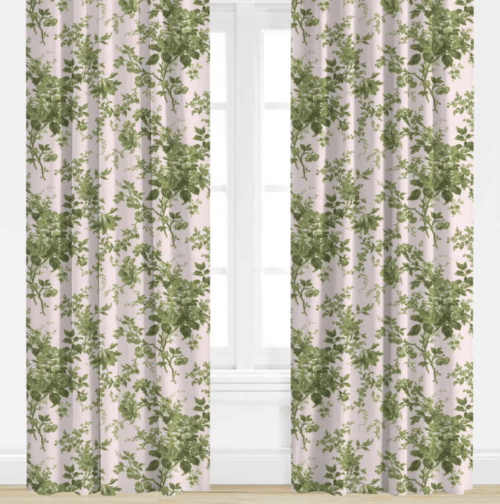 Keaton in Ballet & Eloise Drapery Panel - Liza Pruitt