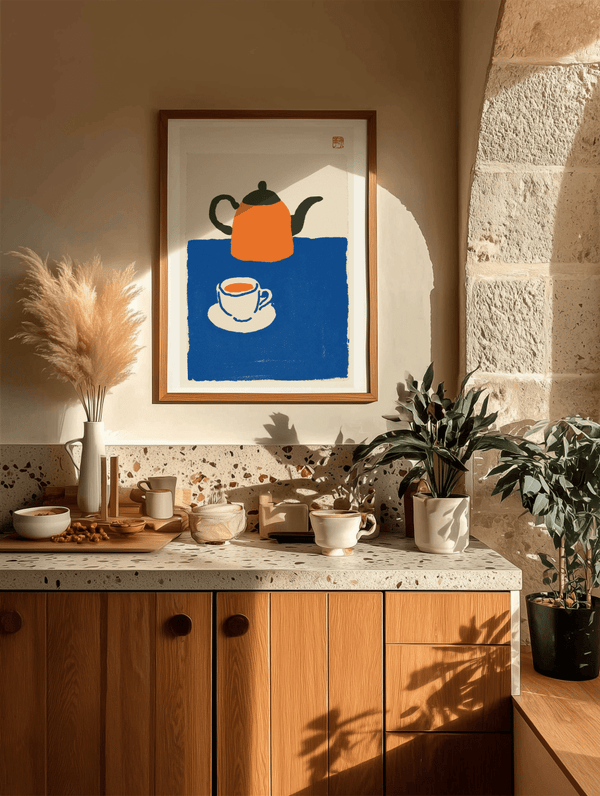 Kettle and Tea - Japandi - Liza Pruitt