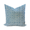 Labyrinth Velvet in Blue by Thibaut - Liza Pruitt