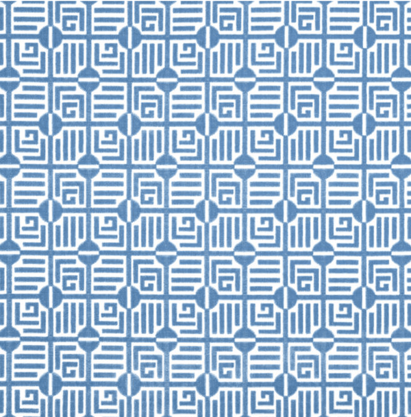 Labyrinth Velvet in Blue by Thibaut Bolster - Liza Pruitt