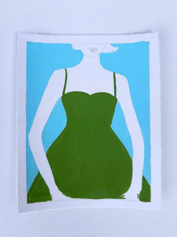 Lagoon | 10" h x 8" w | Framed - Liza Pruitt
