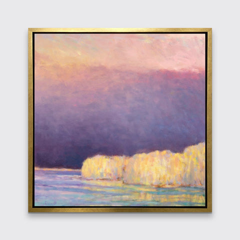 Lake Haze - Yellow - Limited Edition Canvas Print - Liza Pruitt