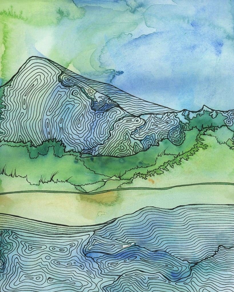 Land and Sea - Open Edition Canvas Print - Liza Pruitt