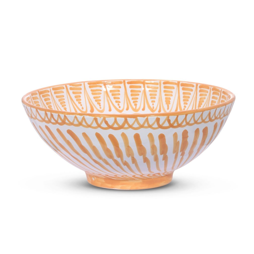 Large bowl with hand painted designs - Liza Pruitt