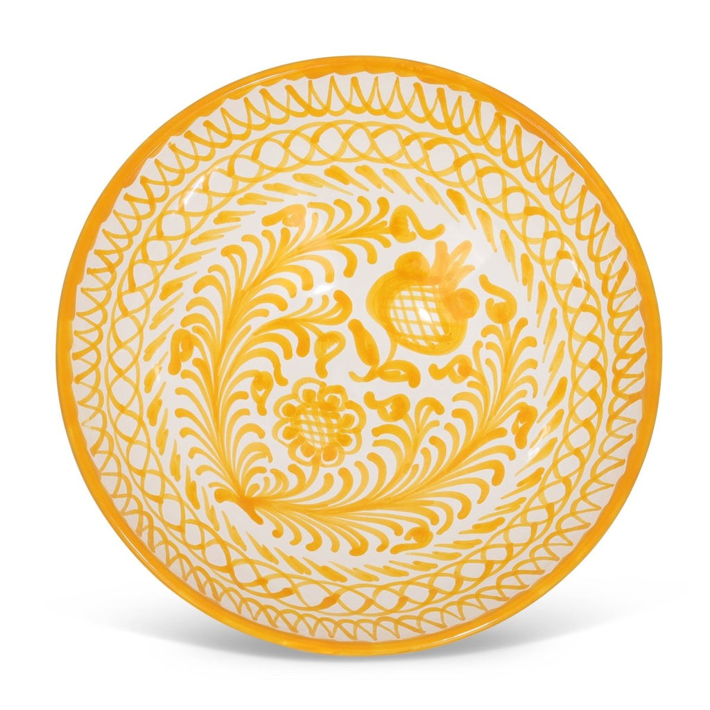 Large bowl with hand painted designs - Liza Pruitt