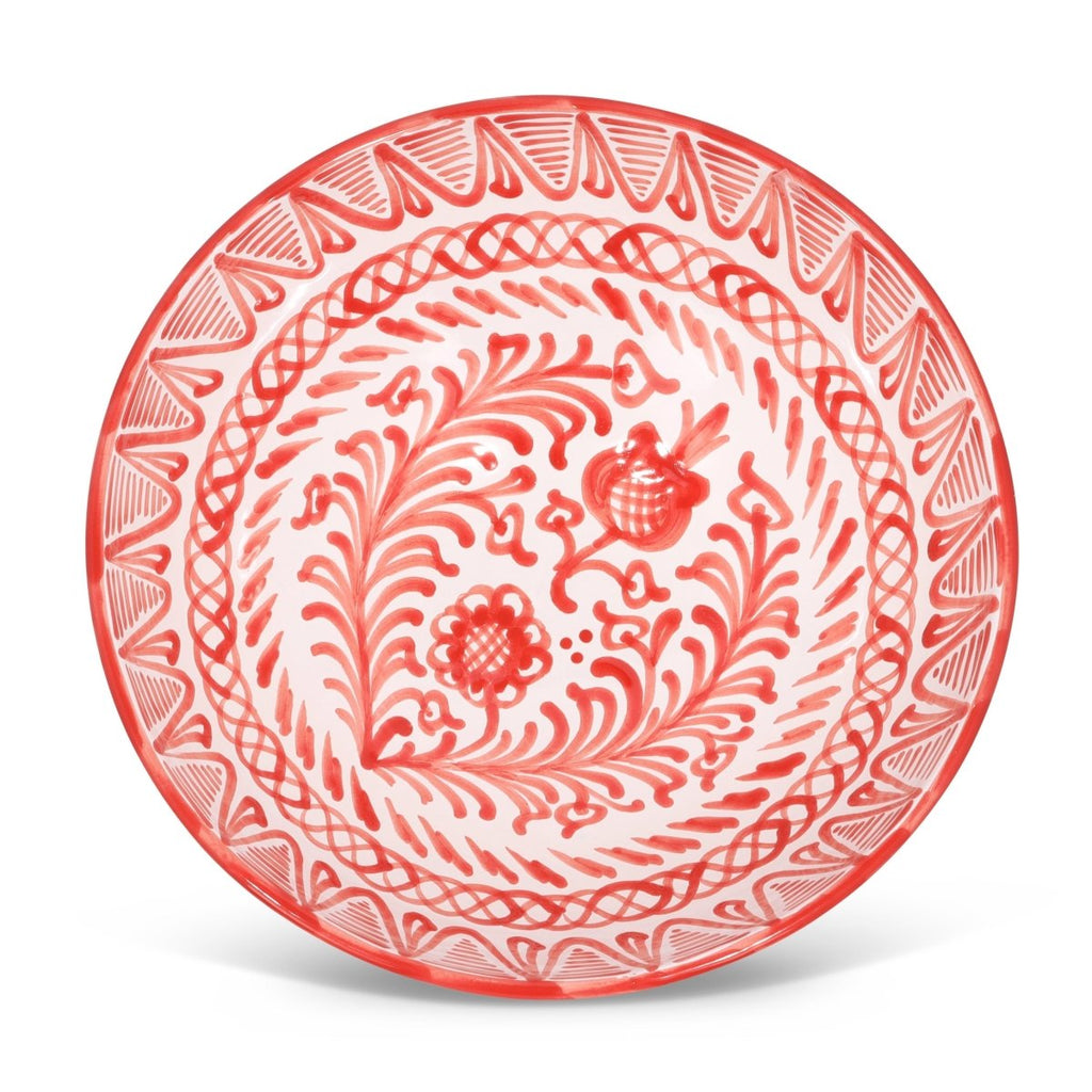 Large bowl with hand painted designs - Liza Pruitt