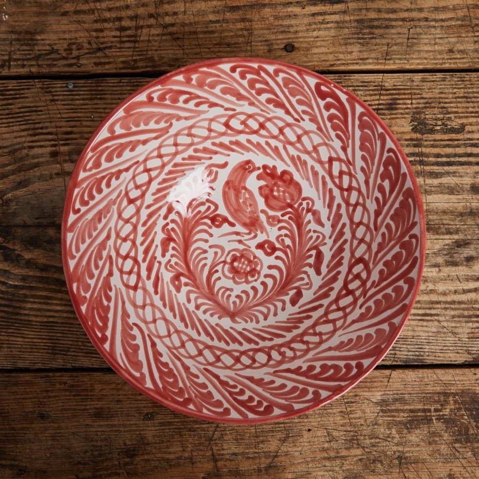 Large bowl with hand painted designs - Liza Pruitt