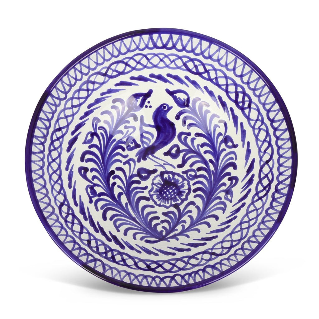 Large bowl with hand painted designs - Liza Pruitt