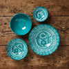 Large bowl with hand painted designs - Liza Pruitt