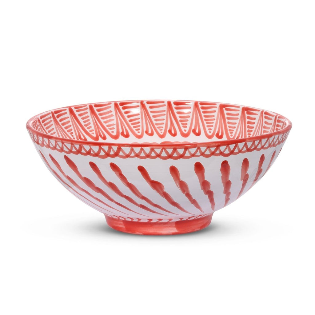 Large bowl with hand painted designs - Liza Pruitt