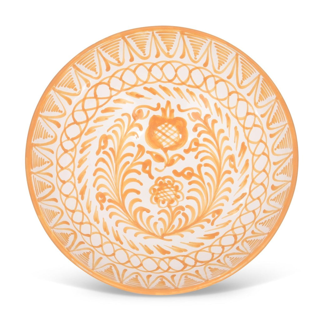 Large bowl with hand painted designs - Liza Pruitt