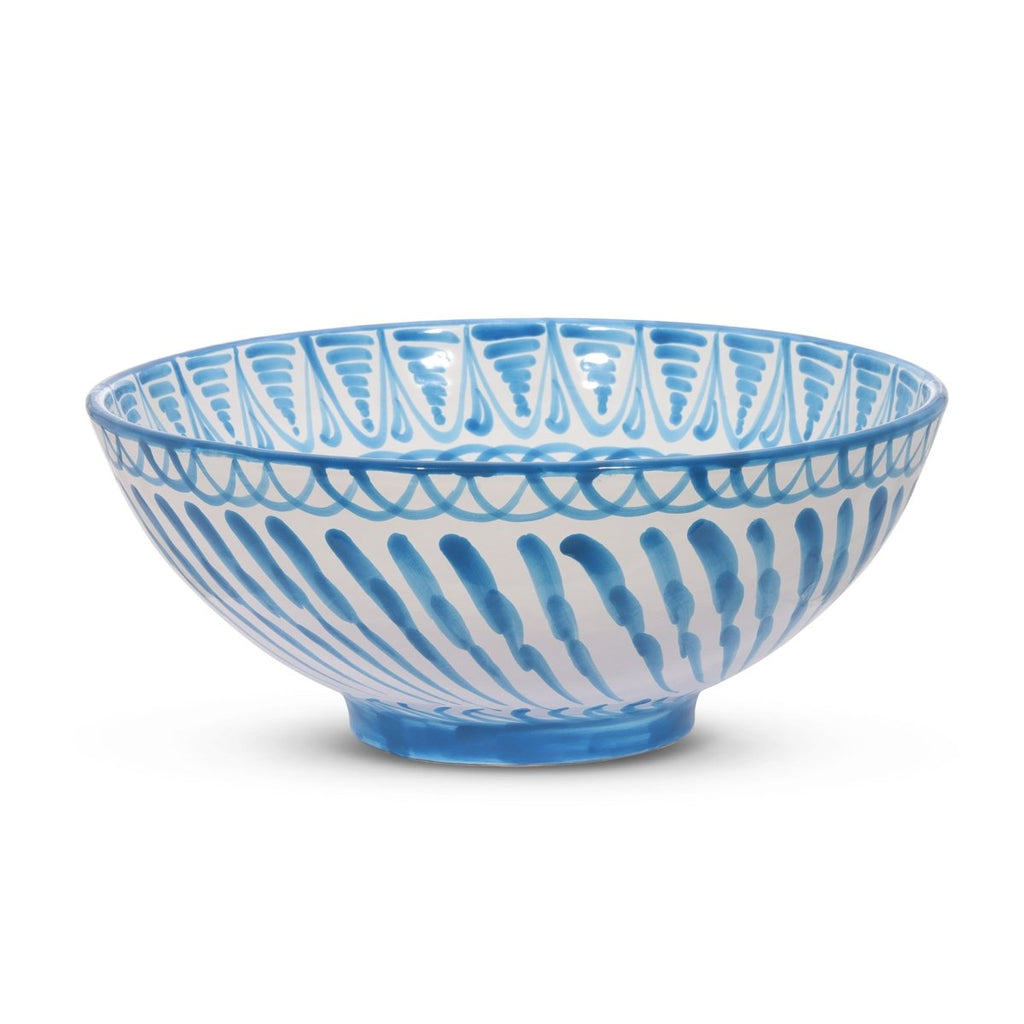 Large bowl with hand painted designs - Liza Pruitt