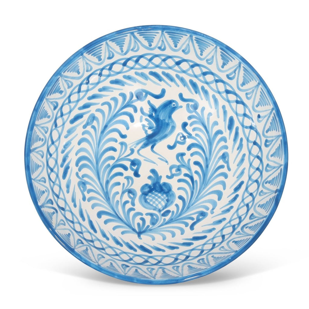 Large bowl with hand painted designs - Liza Pruitt