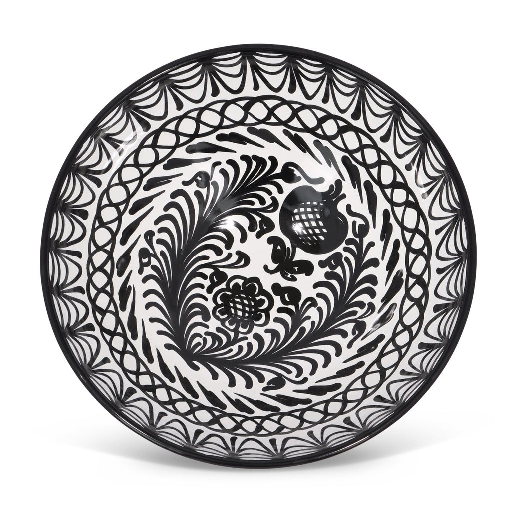 Large bowl with hand painted designs - Liza Pruitt