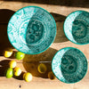 Large bowl with hand painted designs - Liza Pruitt