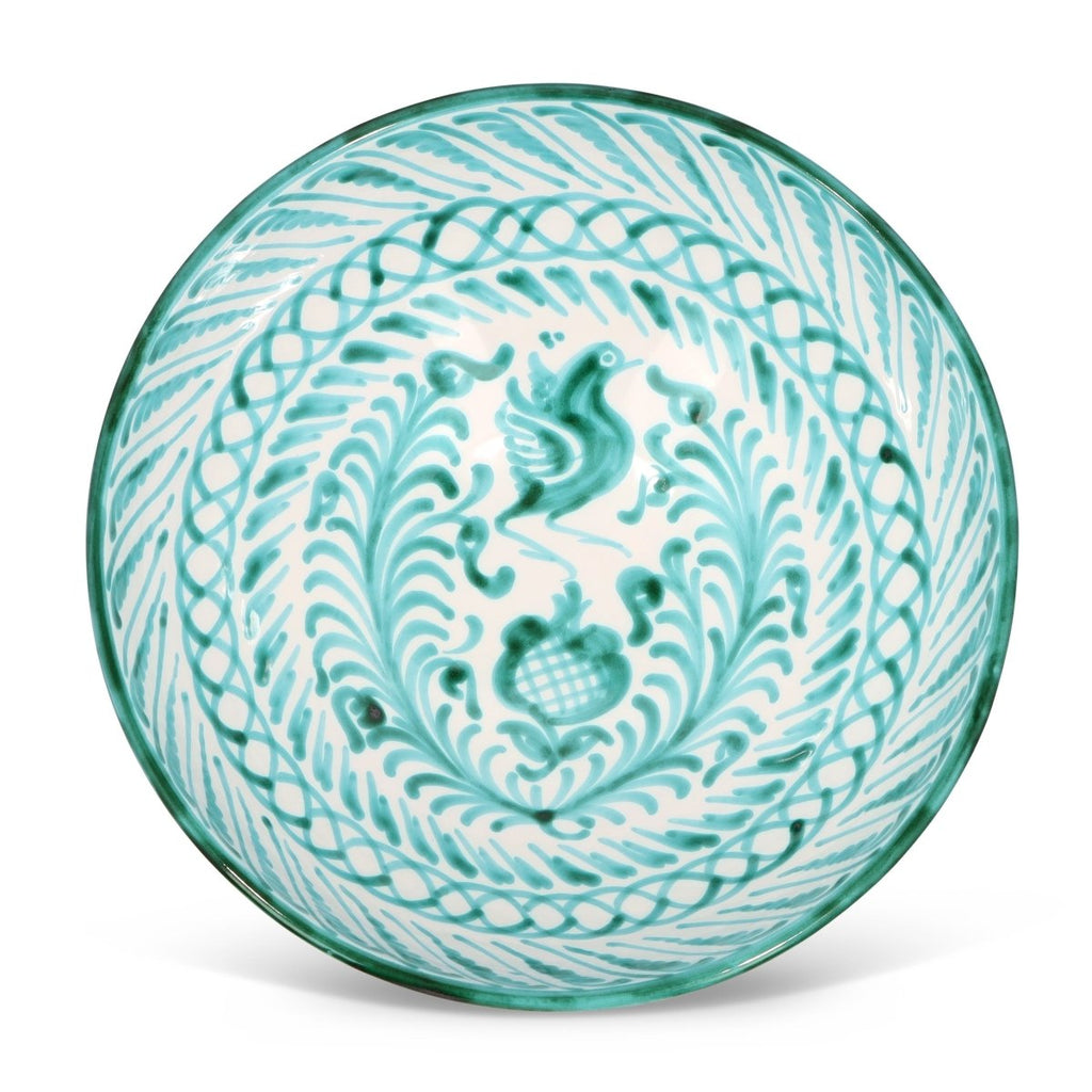 Large bowl with hand painted designs - Liza Pruitt