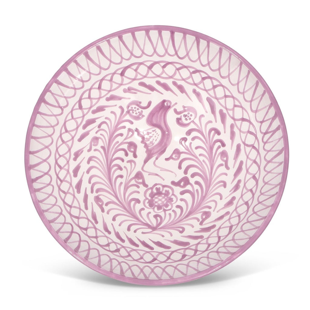 Large bowl with hand painted designs - Liza Pruitt
