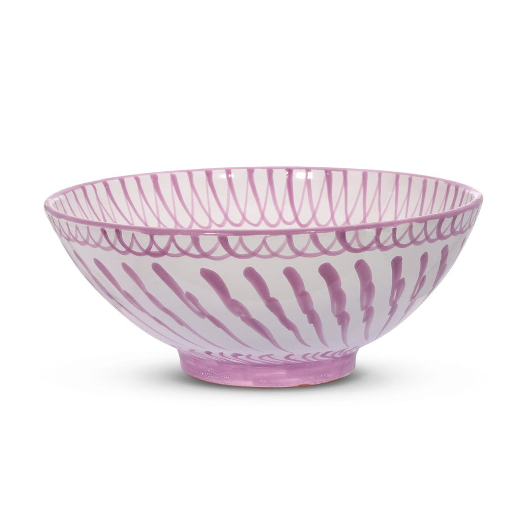 Large bowl with hand painted designs - Liza Pruitt