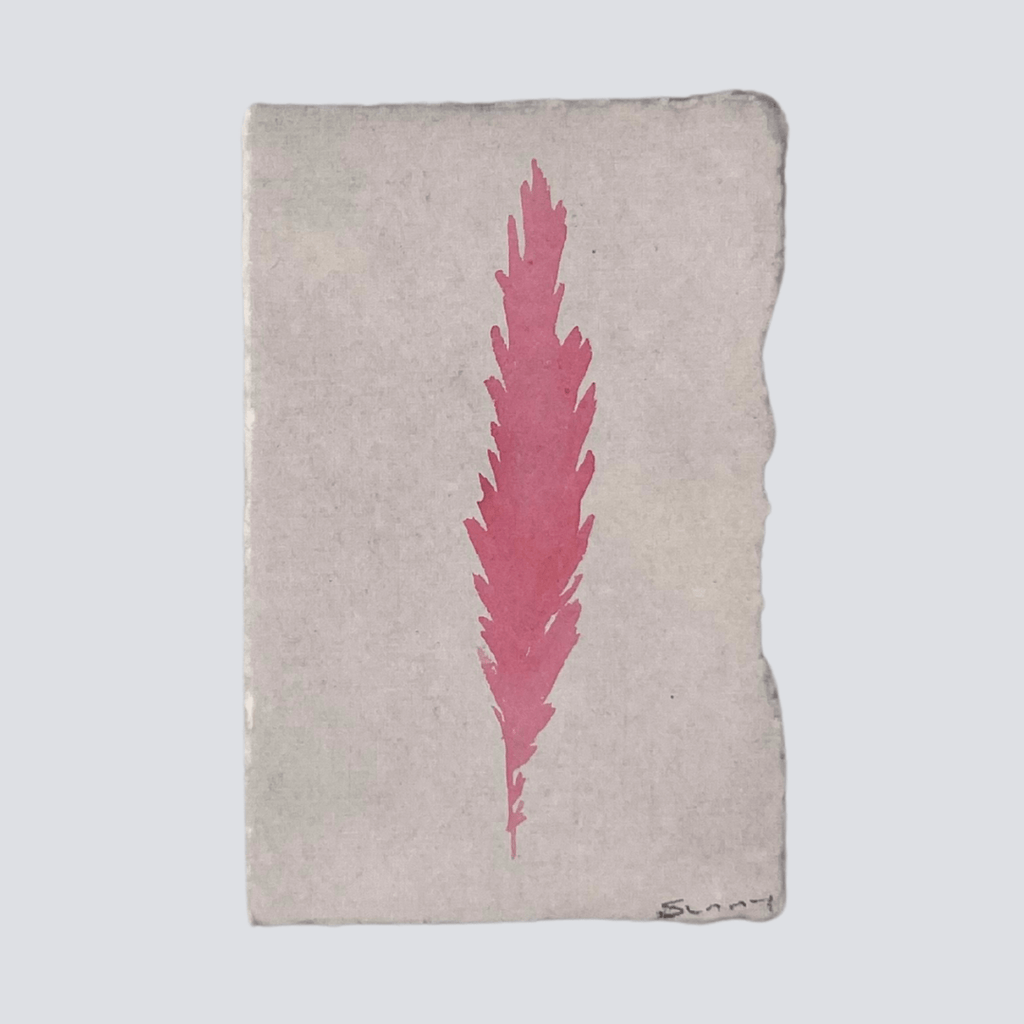 Large Candy Pink Angel Feather - Liza Pruitt
