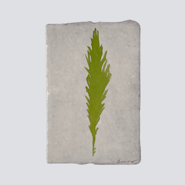 Large Chartreuse Angel Feather - Liza Pruitt