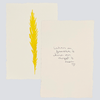 Large Gold Yellow Angel Feather - Liza Pruitt