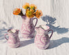 Large pitcher with hand painted designs - Liza Pruitt