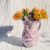 Large pitcher with hand painted designs - Liza Pruitt