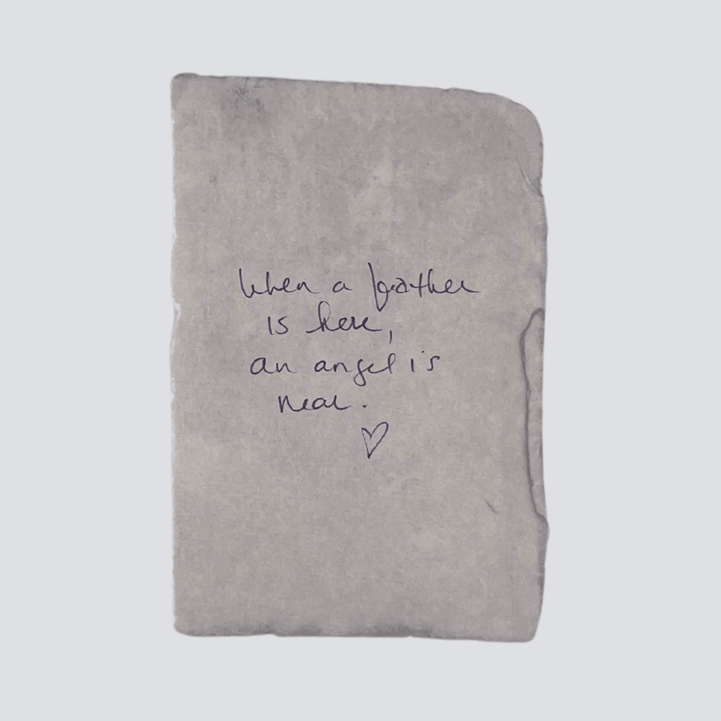 Large Rhino Gray Angel Feather - Liza Pruitt