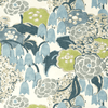 Laura in Blue & Citrus by Thibaut Pillow Cover - Liza Pruitt