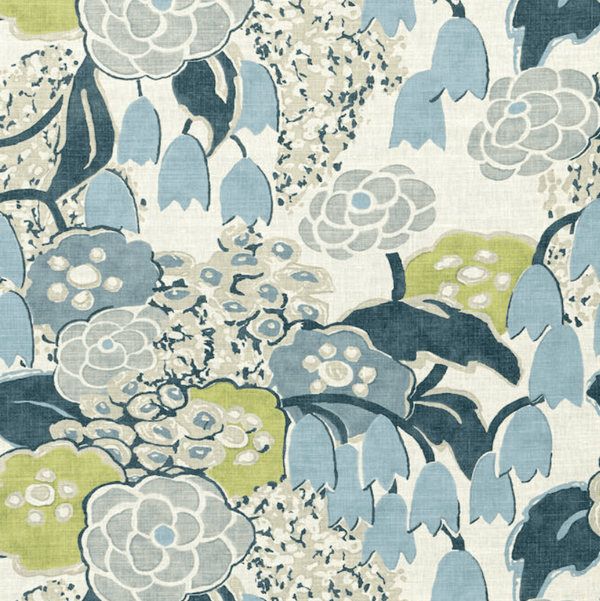 Laura in Citrus & Blue by Anna French Bolster - Liza Pruitt