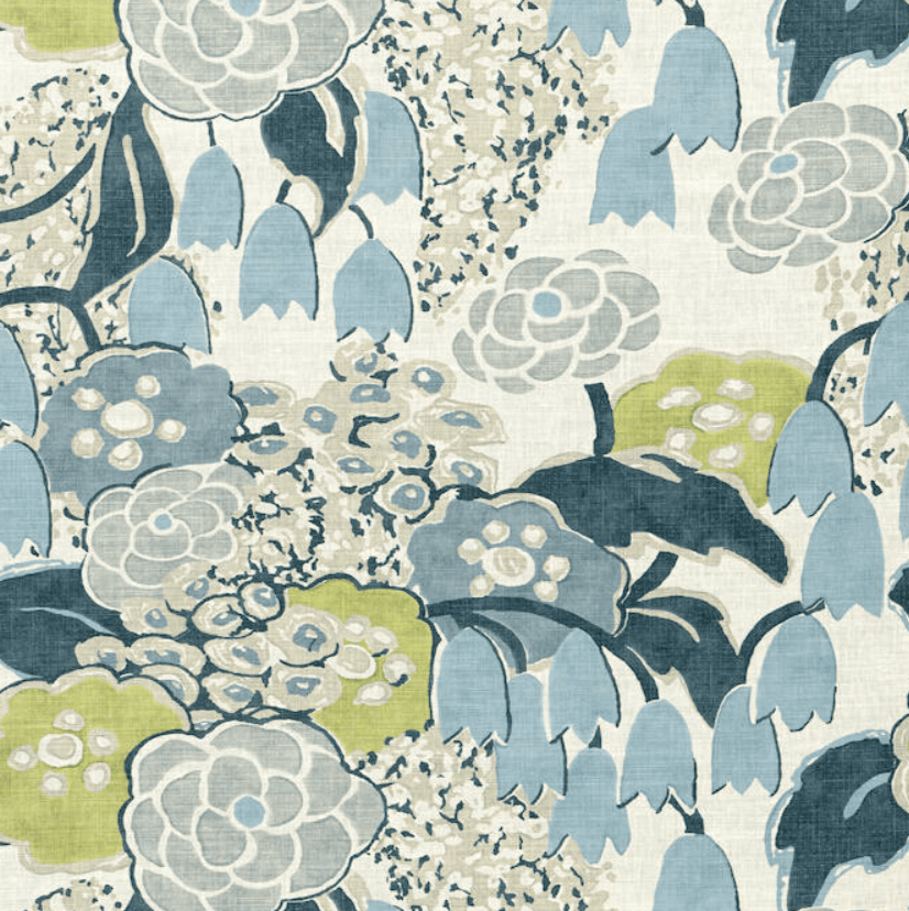 Laura in Citrus & Blue by Anna French Bolster - Liza Pruitt