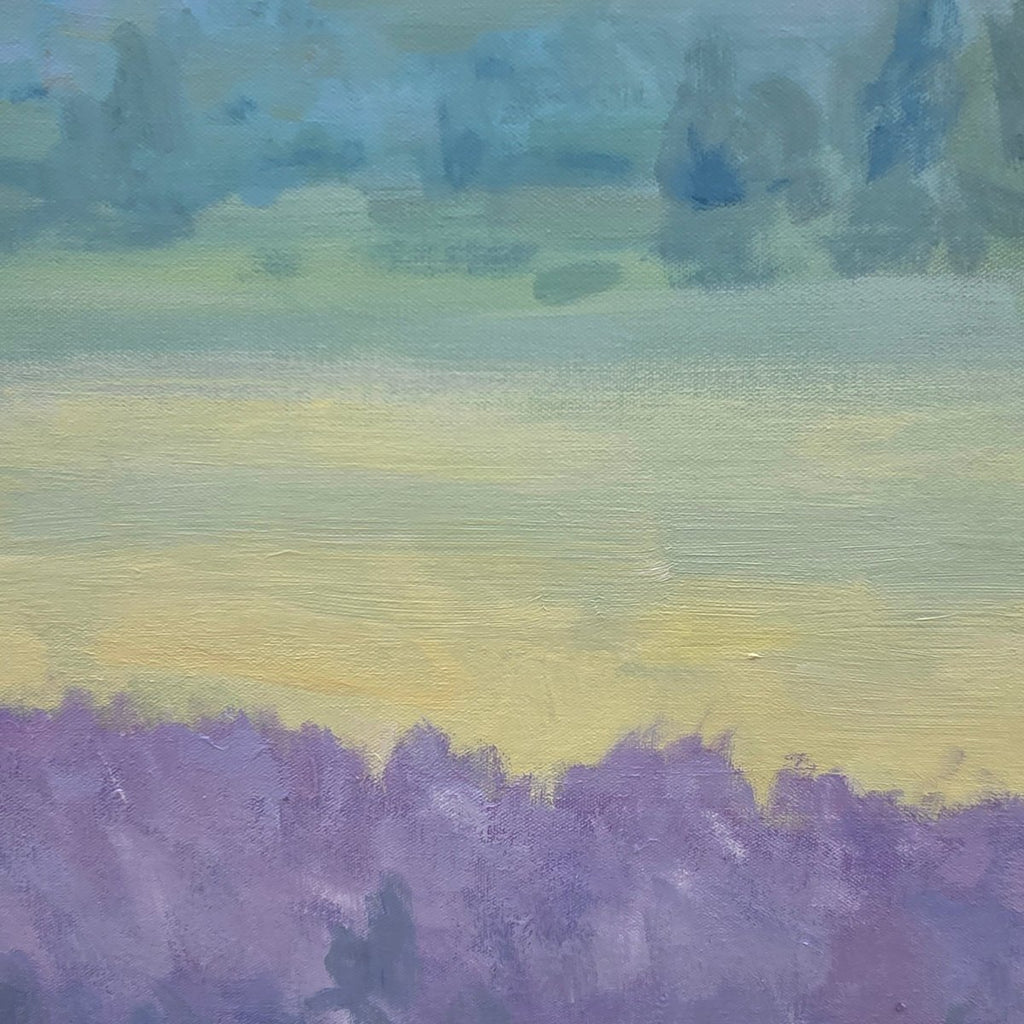 Lavendar Fields | 48" h x 48" w - Liza Pruitt