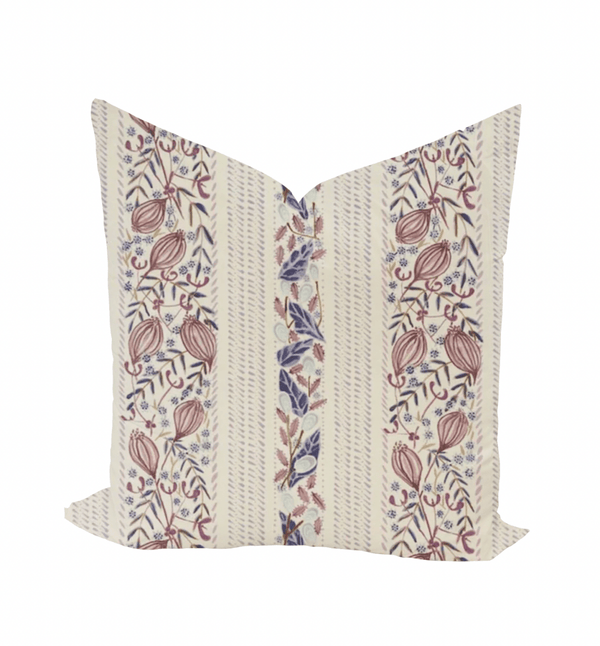 Lawrence in Blue/Violet by Ferrick Mason Pillow Cover - Liza Pruitt