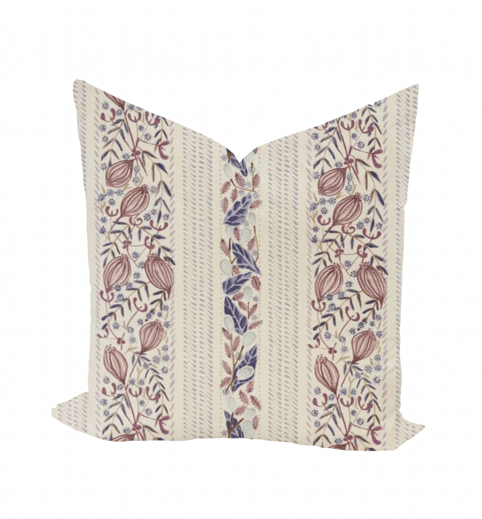 Lawrence in Blue/Violet by Ferrick Mason Pillow Cover - Liza Pruitt