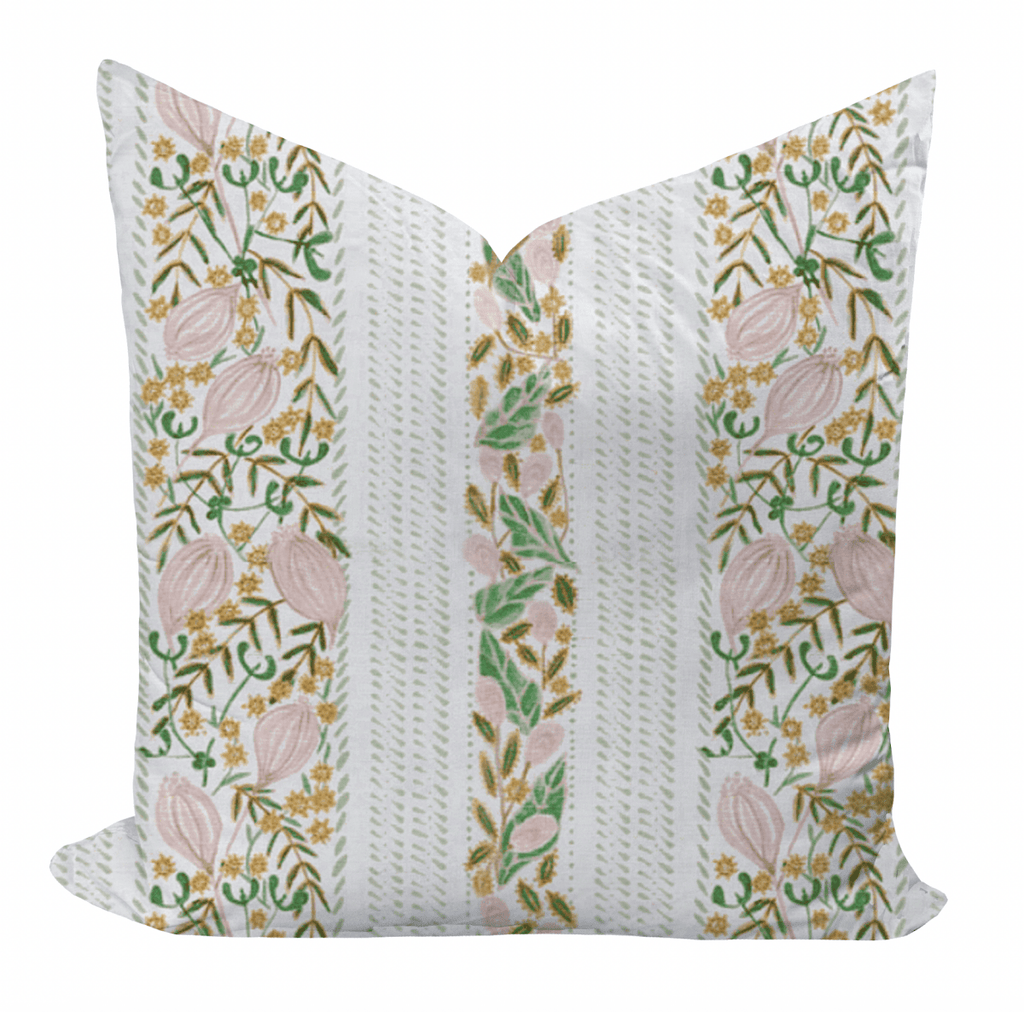 Lawrence in Mint Pink by Ferrick Mason Pillow Cover - Liza Pruitt