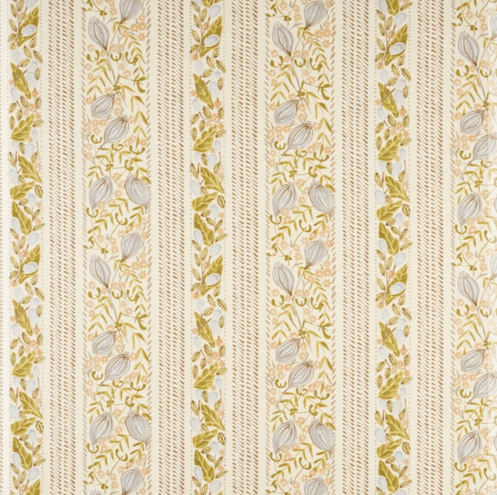 Lawrence in Periwinkle/Brown by Ferrick Mason Pillow Cover - Liza Pruitt