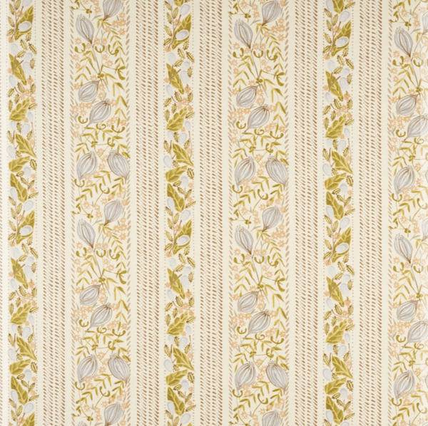 Lawrence in Periwinkle/Brown by Ferrick Mason Pillow Cover - Liza Pruitt