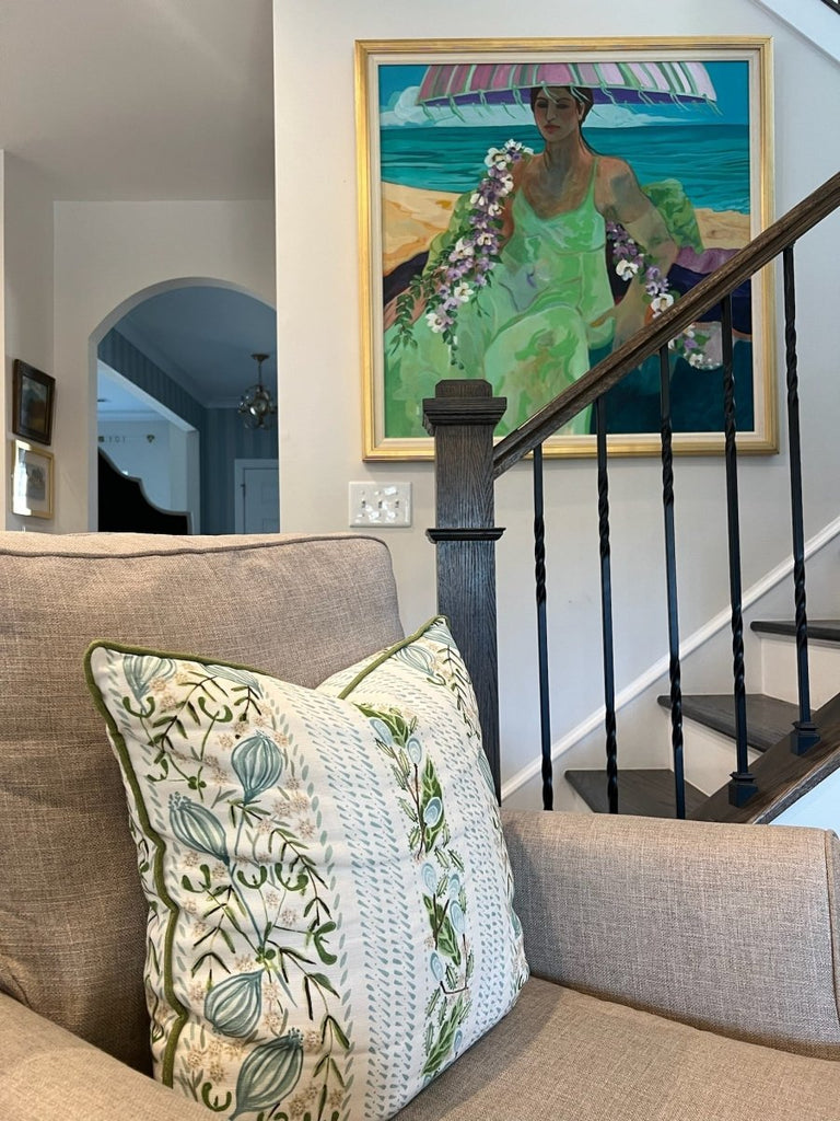 Lawrence in Quarry Lake by Ferrick Mason Pillow Cover - Liza Pruitt