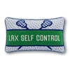 Lax Self Control Needlepoint Pillow - Liza Pruitt
