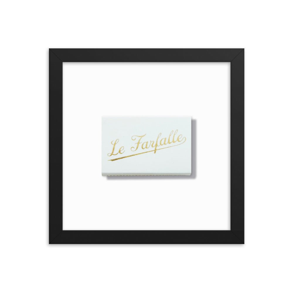 Le Farfalle Framed Print - Liza Pruitt